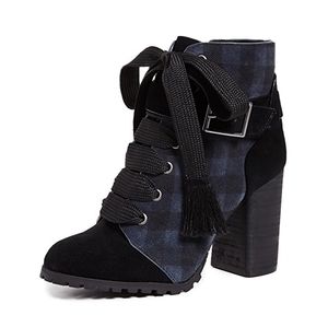 Splendid Cesar Block Heel Combat Bootie